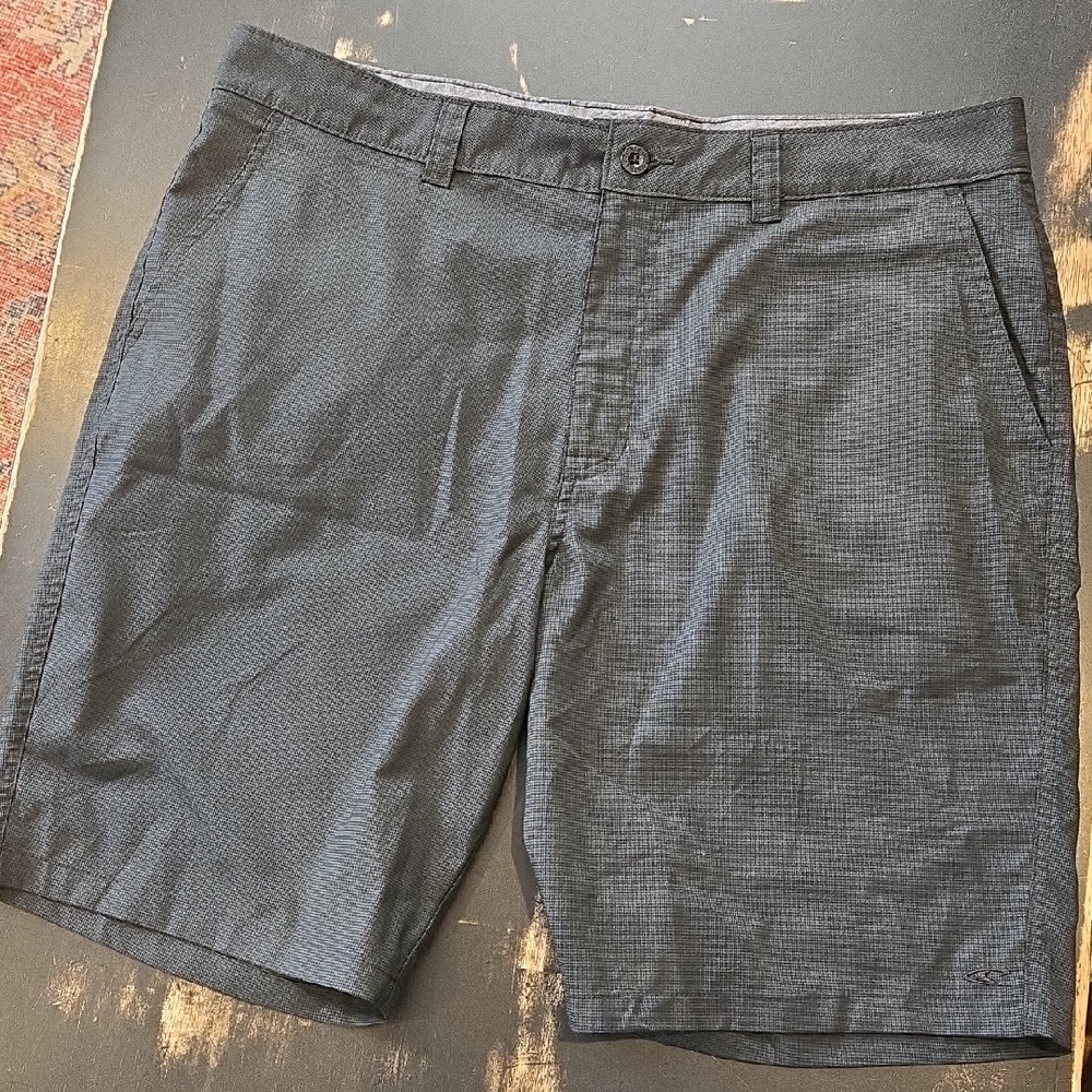 O'Neill Black Flat Front Shorts Classic Style
